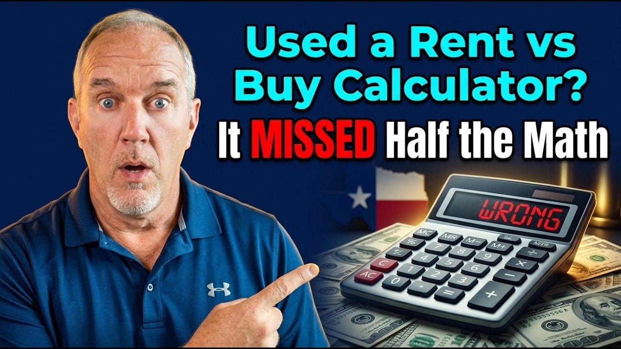 Comparison of renting versus buying costs for homes in Austin, Houston, and Dripping Springs, Texas