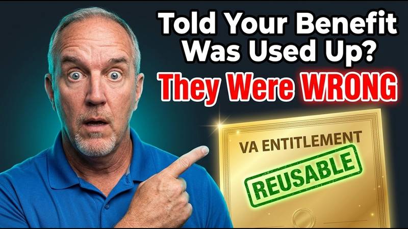 Veteran reviewing VA loan entitlement documents to plan a second home purchase with zero down